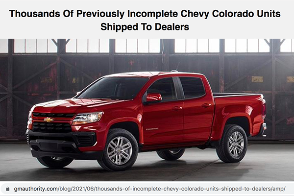 GM Truck Shortages image